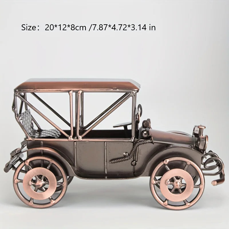 Iron Motorcycle Model Creative Office Desk Decor Metal Craft Ornament Multiple Styles Available