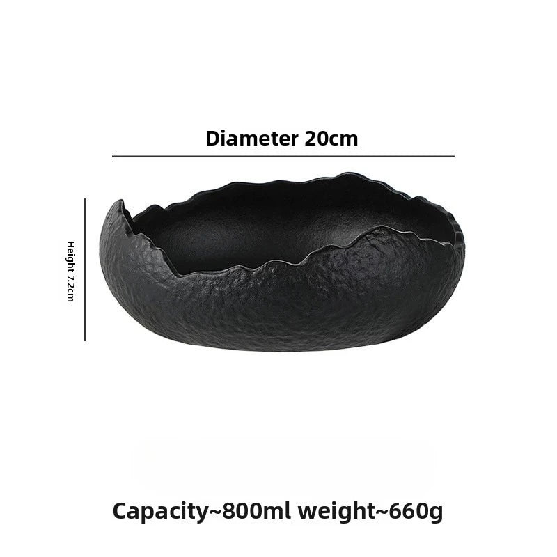 Premium Ceramic Soup Bowls Dessert Bowls Yogurt Bowls Creative Cold Dish Bowls for Hotel Molecular Gastronomy