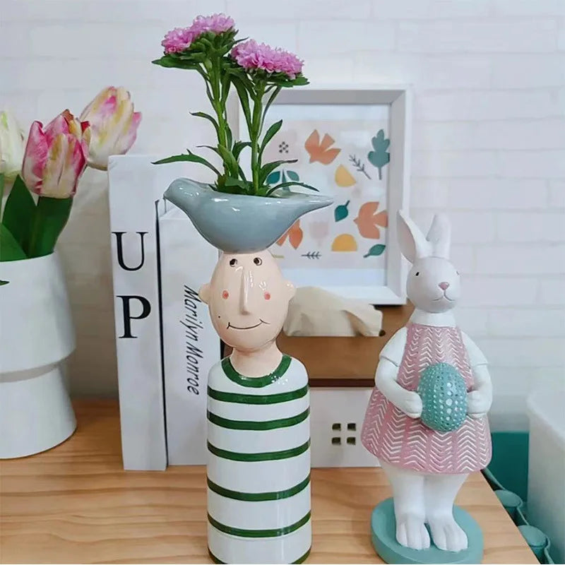 Nordic Ceramic Vase Flower Pot Pen Holder Gift Box with Logo Customization Direct from Manufacturer