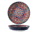 Bohemian Ceramic Plate High Value Cross Border New Home Dish Under Glaze Deep Dinner Plate